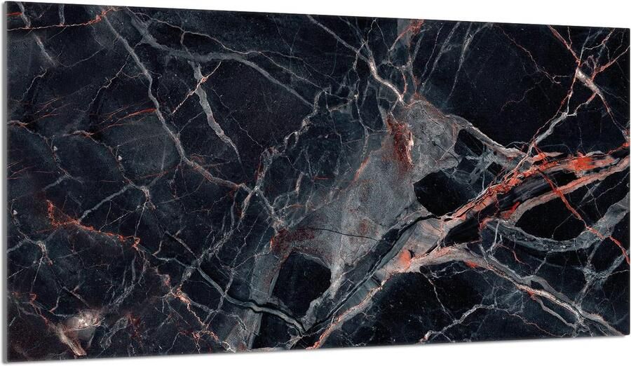 Kookplaat Afdekplaat Werkblad Beschermer Keuken Decoratie Gehard Glas 90 x 52 cm Marmer