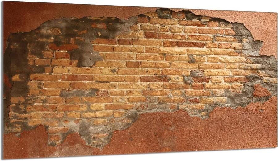 Kookplaat Afdekplaat Werkblad Beschermer Keuken Decoratie Gehard Glas 90 x 52 cm Oranje