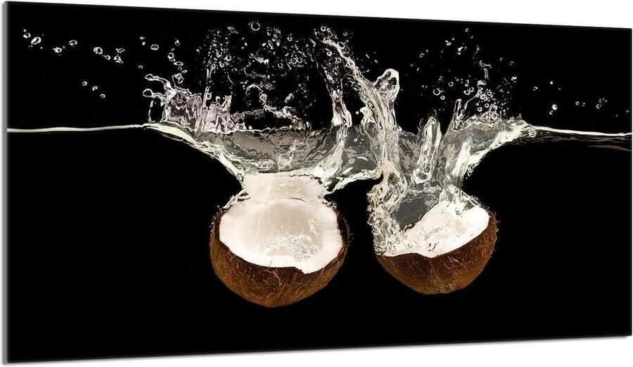 Kookplaat Afdekplaat Werkblad Beschermer Keuken Decoratie Gehard Glas 90 x 52 cm Veelkleurig