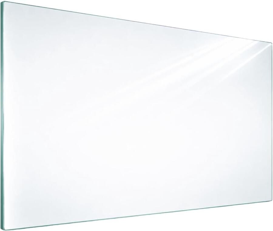 Kookplaat Afdekplaat Werkblad Beschermer Keuken Werkruimte Gehard Glas Materiaal 30x22 cm Wit