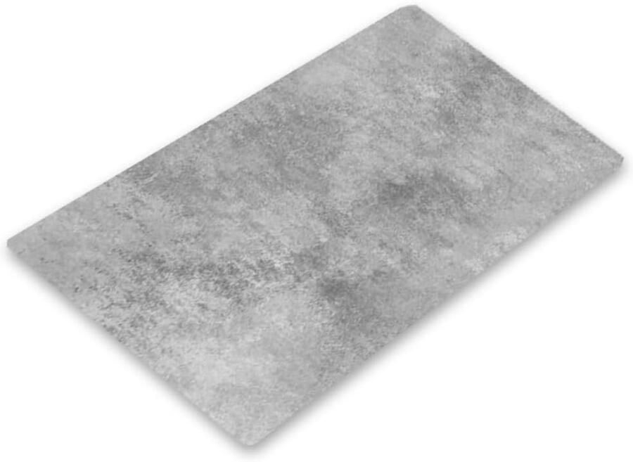 Kookplaat Afdekplaat Werkblad Beschermer Koken & Snijden Veiligheidsglas Plaat 30 x 52 cm Betonlook