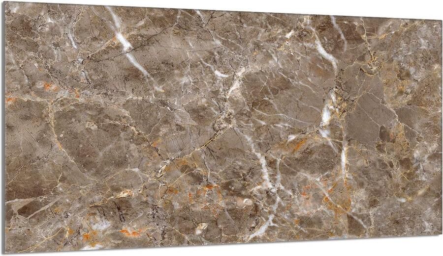 Kookplaat Afdekplaat Werkbladbeschermer Glas Keuken Decoratie Gehard Glas 90 x 52 cm Marmer