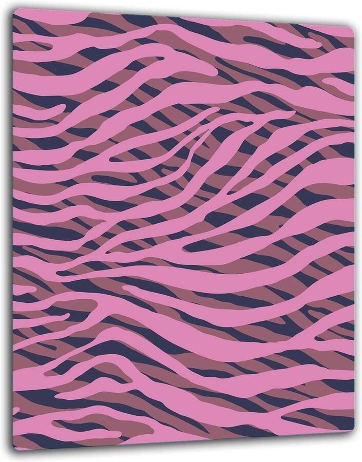 Kookplaat afdekplaat Werkbladbeschermer Glasplaat Keuken Decoratie Gehard Glas 40x52 cm Paars
