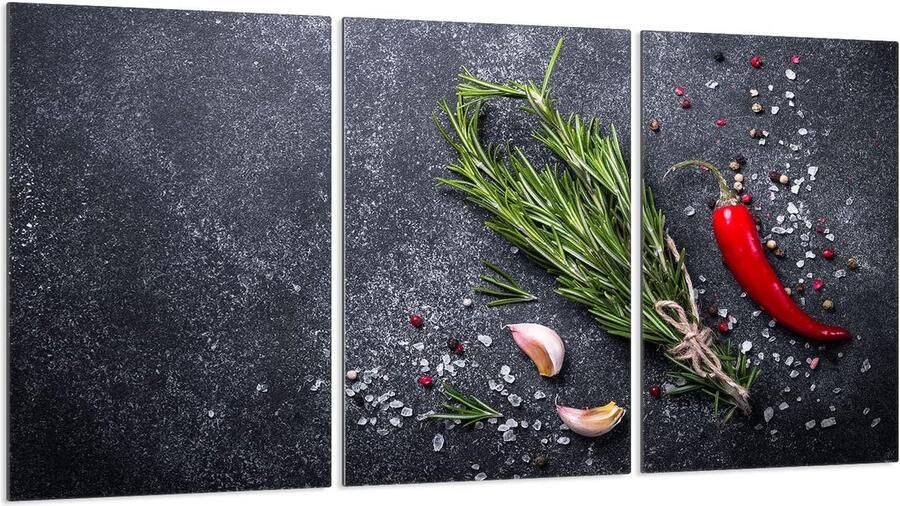 Kookplaat Afdekplaten Werkblad Beschermer Keuken Decoratie Gehard Glas 30 x 52 cm Veelkleurig