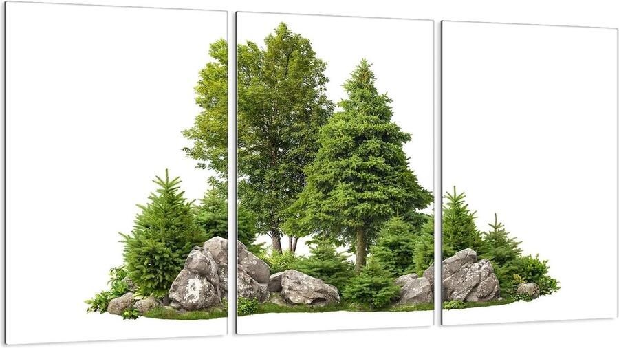 Kookplaat Afdekplaten Werkblad Bescherming Keuken Decoratie Gehard Glas 30 x 52 cm Bomen Design
