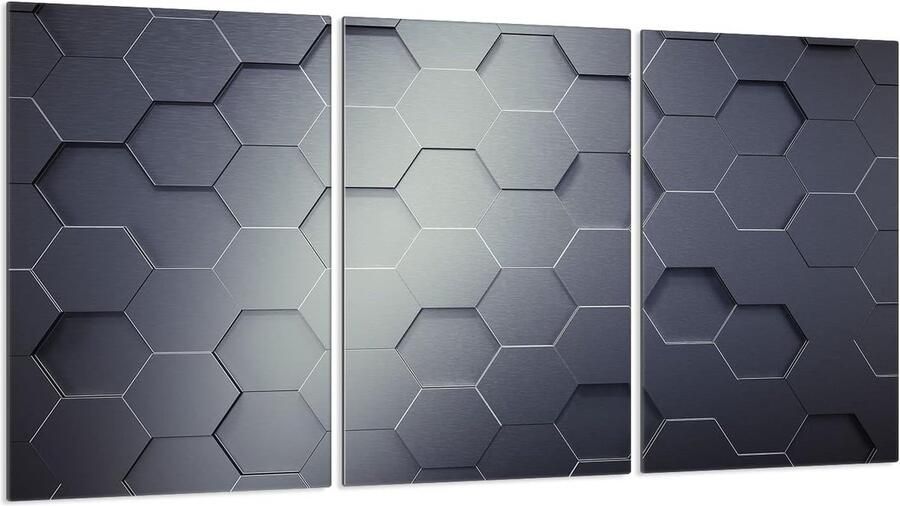 Kookplaat Afdekplaten Werkbladbeschermers Keuken Decoratie Gehard Glas 30 x 52 cm Grijs Patroon