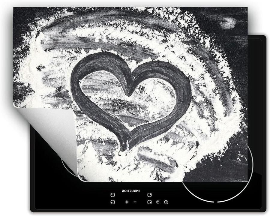 Kookplaat Beschermer Afdekplaat Mat Keuken Werkruimte Antislip Vinyl 70x52 cm Hart Design