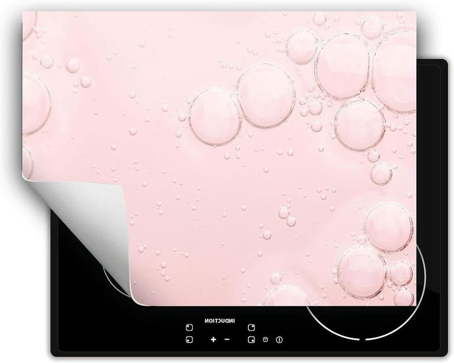 Kookplaat Beschermer Afdekplaat Mat Keuken Werkruimte Antislip Vinyl 70x52 cm Roze