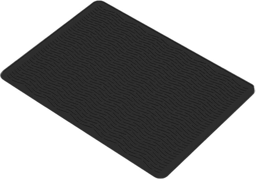 Kookplaat Beschermer Fornuis Afdekking Keuken Organisatie Hittebestendig tot 230C 70 x 50 cm Zwart