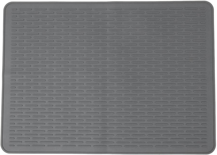 Kookplaat Beschermer Fornuis Mat Keuken Beschermen Hittebestendig met Rand 71x50cm Donker Grijs