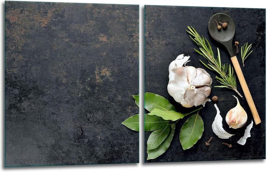 Kookplaat Beschermer Glazen Plaat Werkblad Beschermen Krasbestendig Glas 2x 40x52 cm Decoratief