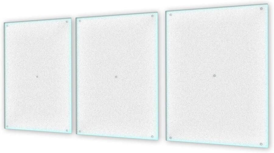 Kookplaat Beschermer Glazen Snijplank Werkruimte Vergroten Kras- en Slagvast 90 x 52 cm Melkglas