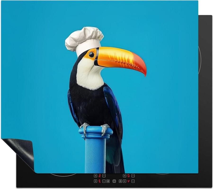 Kookplaat Beschermer Inductie Mat Keuken Decoratie Unieke Foto Print 60x52 cm Toekan