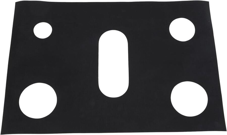 Kookplaat Beschermer Kookplaat Mat Keuken Schoonhouden Antiaanbaklaag 62 x 41.5 cm Zwart