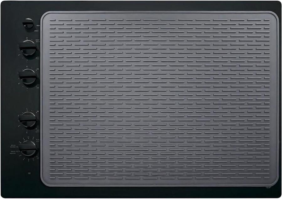 Kookplaat Beschermer Mat Cover Koken Schoonhouden Antislip Siliconen 38x26x4 cm Grijs