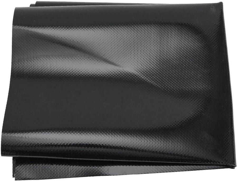 Kookplaat Beschermer Rubberen Mat Kookplaat Beschermen Wasbaar Antislip 54 x 90 cm Zwart