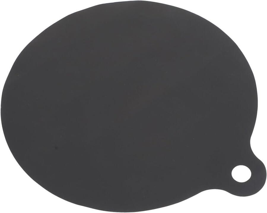 Kookplaat Beschermer Siliconen Mat Keuken Beschermen Hittebestendig Antislip 19x16cm Zwart