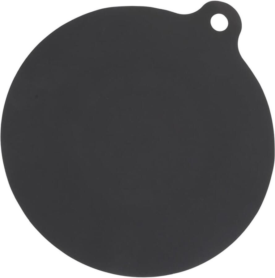 Kookplaat Beschermer Siliconen Mat Koken en Bakken Warmte Isolerend 21 x 18 cm Zwart