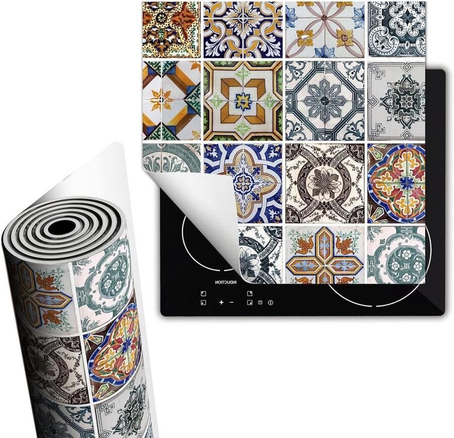 Kookplaat Beschermer Werkblad Decoratie Keuken Beschermen Antislip Vinyl 60x52 cm Mozaïek