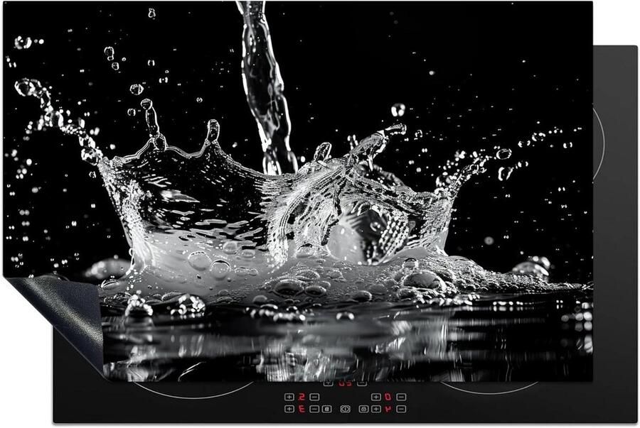 Kookplaat Beschermer Werkblad Mat Extra Werkruimte Unieke Foto Print 80x52 cm Abstract Water