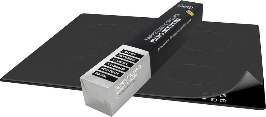 Kookplaat Beschermer Werkblad Mat Inductie Koken Schokbestendig Antislip 60 x 52 cm Rookgrijs