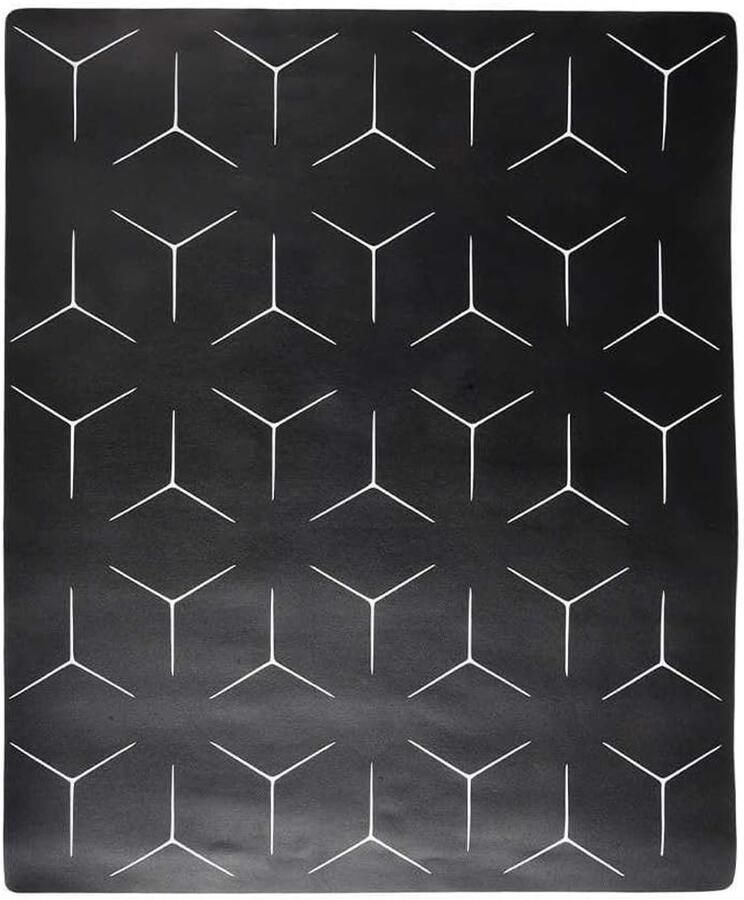 Kookplaat Beschermer Werkblad Pad Keuken Beschermen Hittebestendig Antislip 51x63 cm Zwart