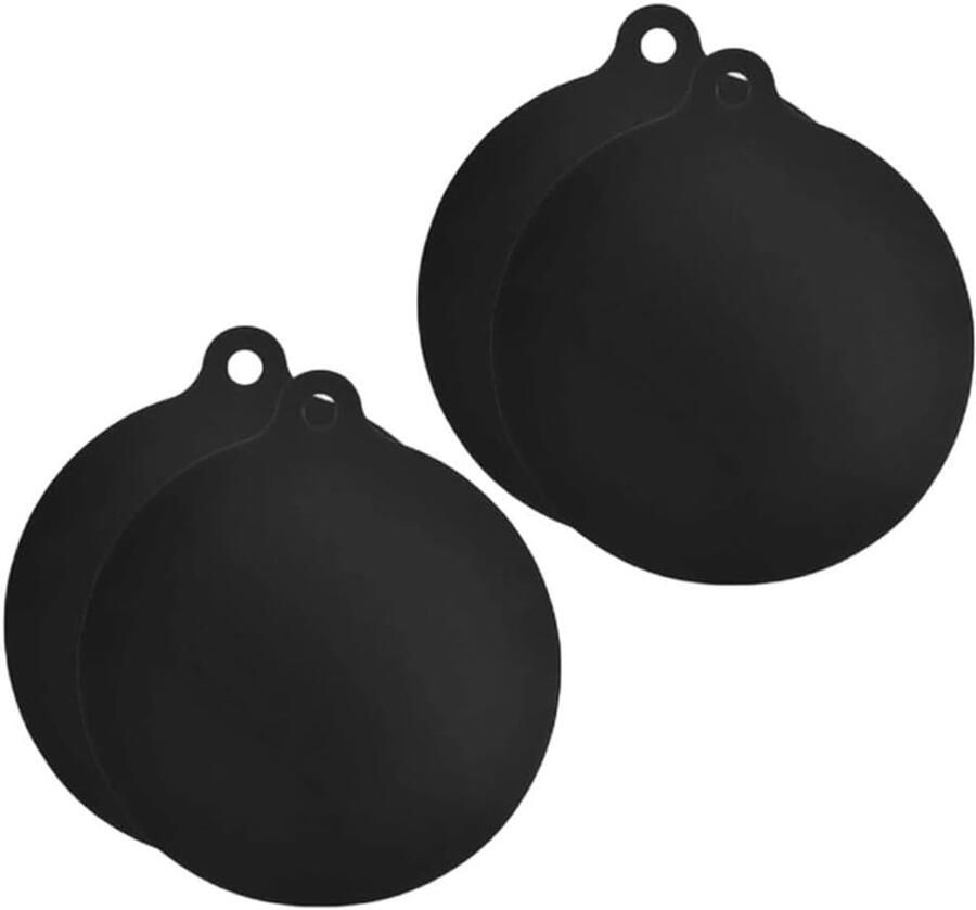 Kookplaat Beschermers Inductie Matten Keuken Beschermen Hittebestendig Antislip 4 Delige Set Zwart