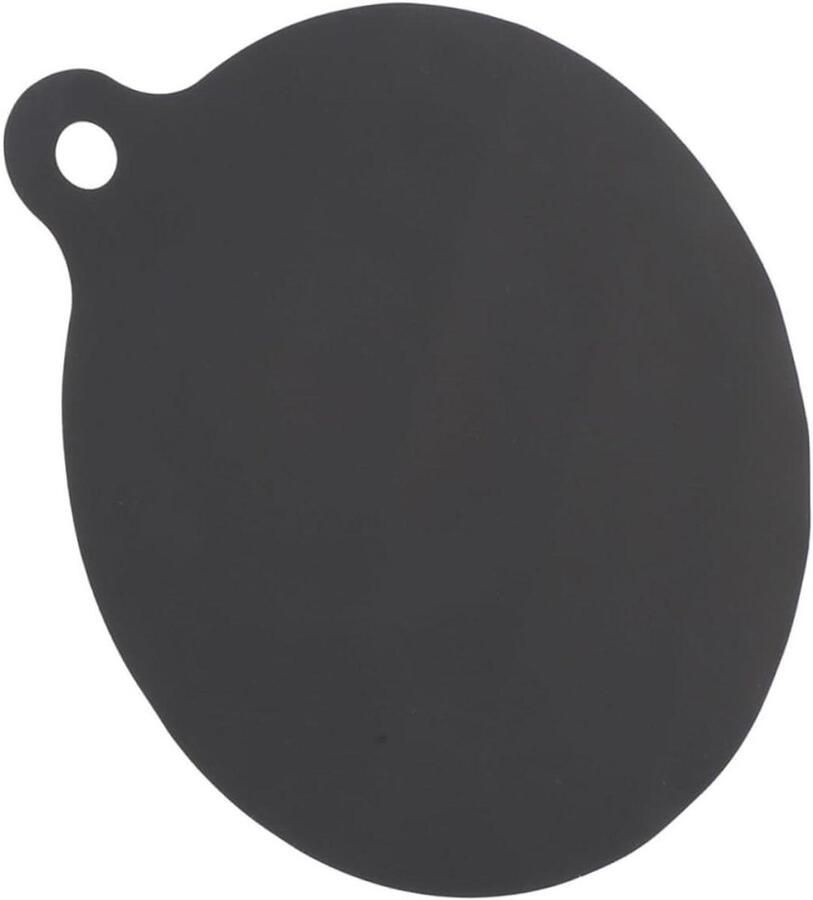 Kookplaat Beschermmat Antislip Mat Keuken Beschermen Hittebestendig Siliconen 21 x 18 cm Zwart
