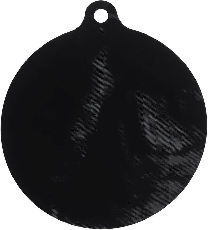 Kookplaat Beschermmat Antislip Mat Kookplaat Beschermen Hittebestendig tot 250°C 22 cm Diameter Zwart