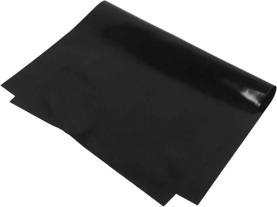 Kookplaat Beschermmat Fornuis Onderlegger Keuken Beschermen Antislip Hittebestendig 76x53 cm Zwart