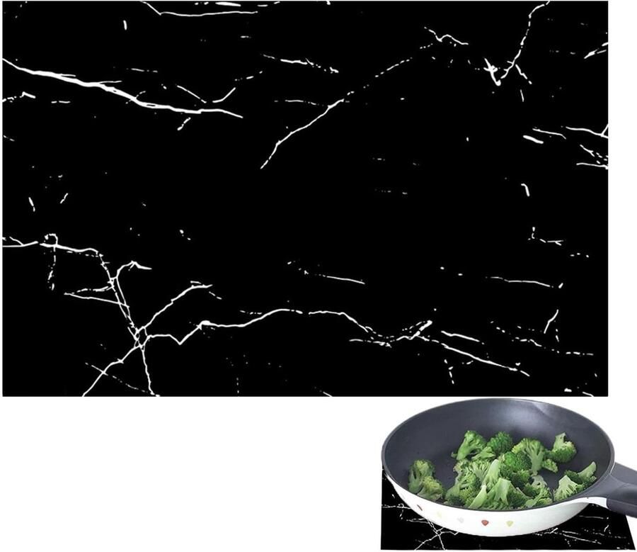 Kookplaat Beschermmat Inductie Mat Keuken Beschermen Hittebestendig Antislip 78x52 cm Meerkleurig