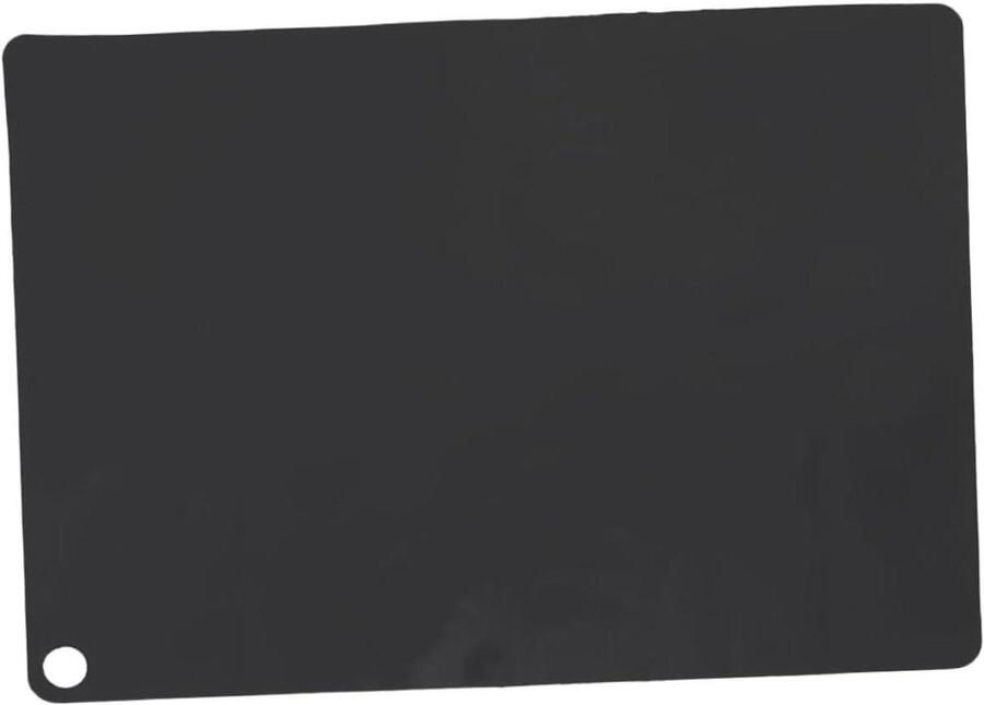 Kookplaat Beschermmat Inductie Pad Aanrecht Beschermen Hittebestendig Siliconen 35x25 cm Zwart
