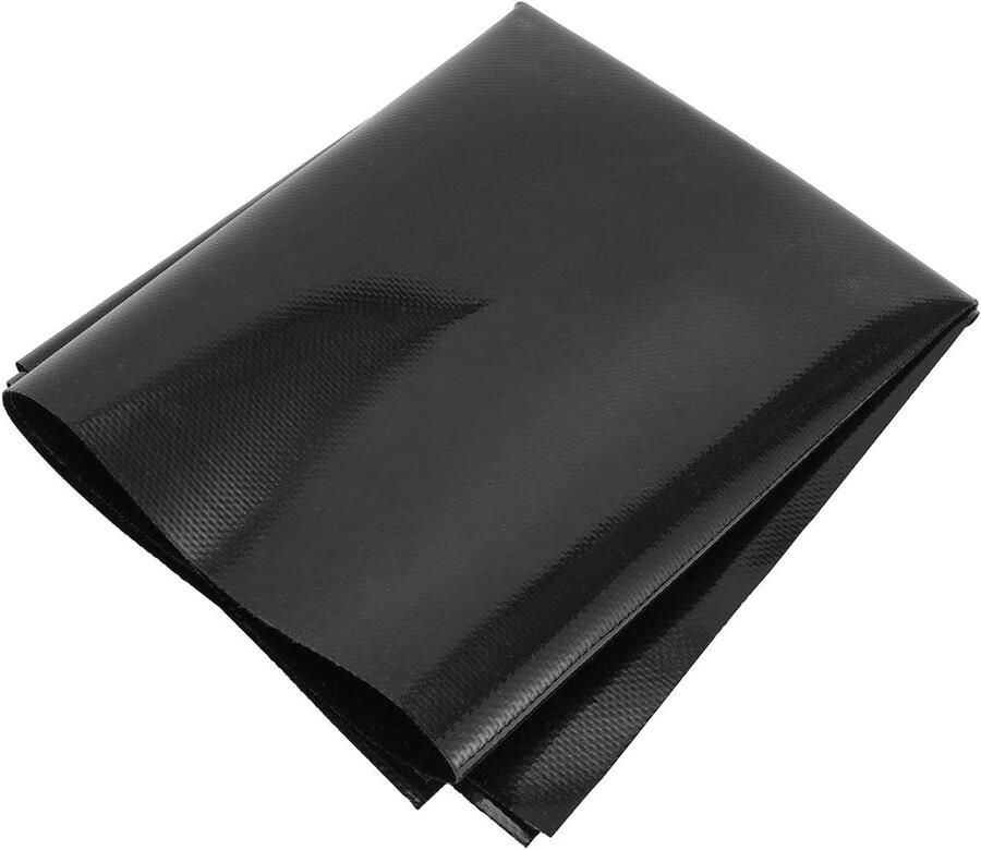 Kookplaat Beschermmat Inductie Pad Keuken Beschermen Antislip Wasbaar Rubber 54 x 90 cm Zwart