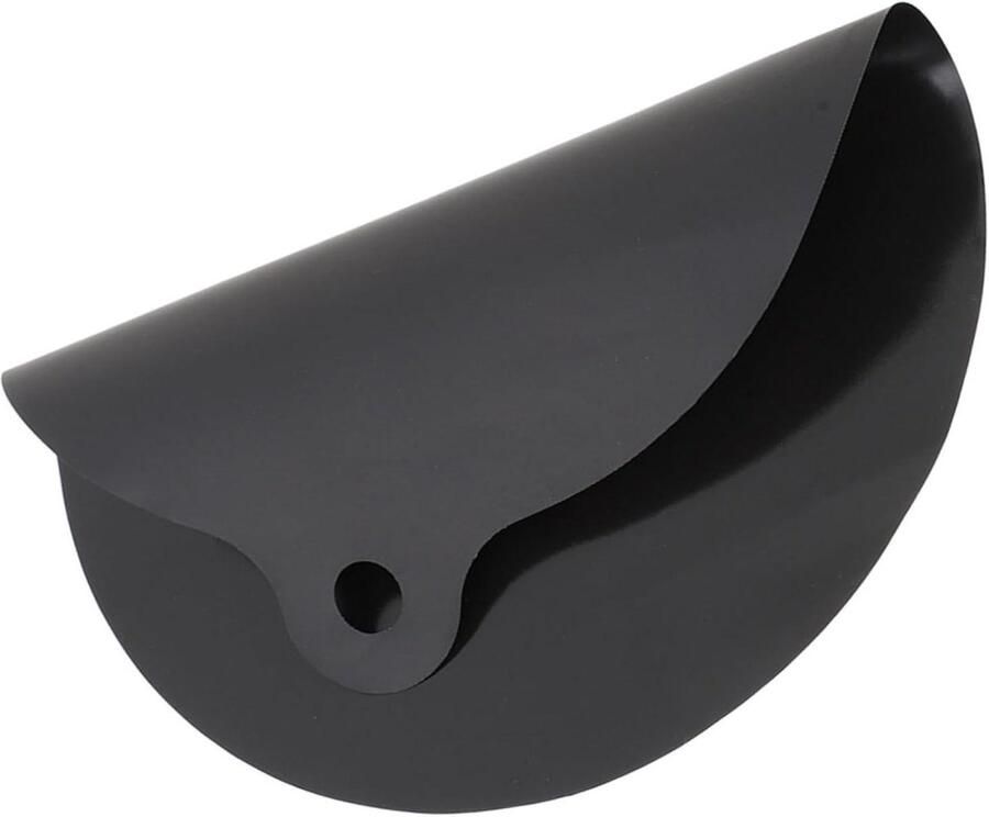 Kookplaat Beschermmat Siliconen Mat Keuken Beschermen Hittebestendig Antislip 19 x 16 cm Zwart