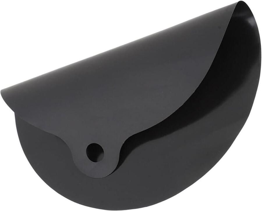 Kookplaat Beschermmat Siliconen Onderlegger Keukenblad Beschermen Hittebestendig Antislip 27 x 24 cm Zwart