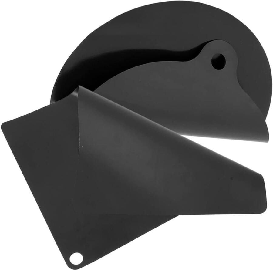 Kookplaat Beschermmatten Siliconen Pads Inductie Koken Warmtebestendig Wasbaar 25x25cm Zwart