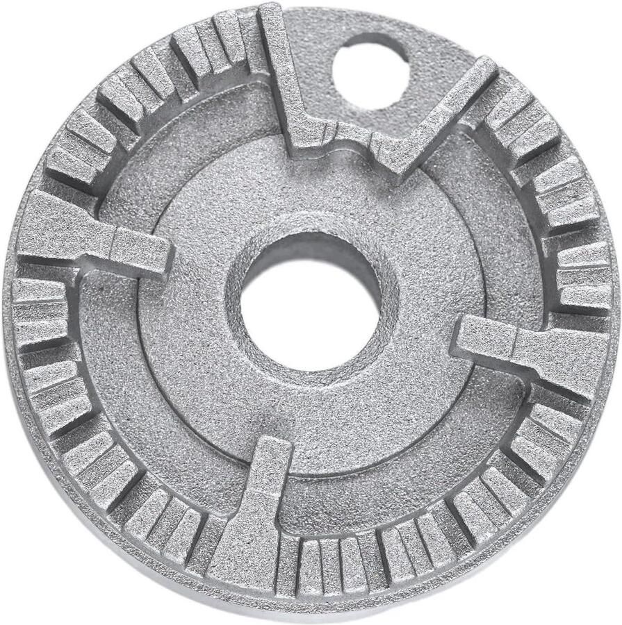 Kookplaat Brander Verdeler Gasfornuis Accessoire Gelijkmatige Warmte Aluminium Materiaal 47mm 68mm 94mm 125mm Zilver