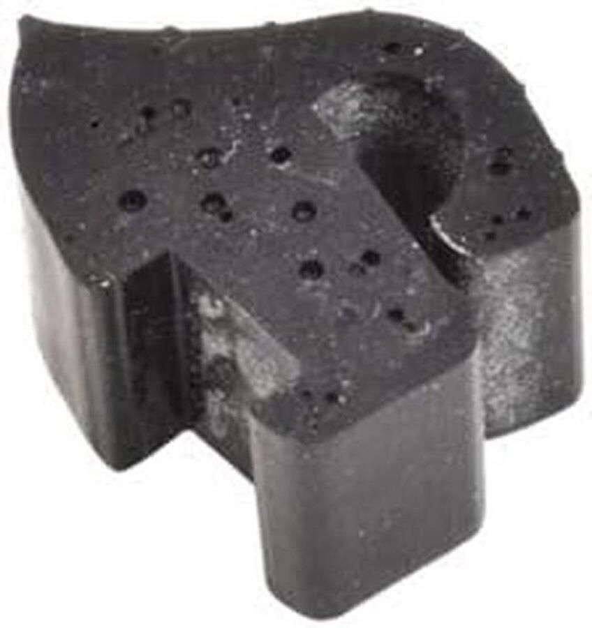 Kookplaat Buffer Pan Steun Rubber Kookplaat Beschermen Vervangend Onderdeel 1.3 x 1 x 8 cm Zwart