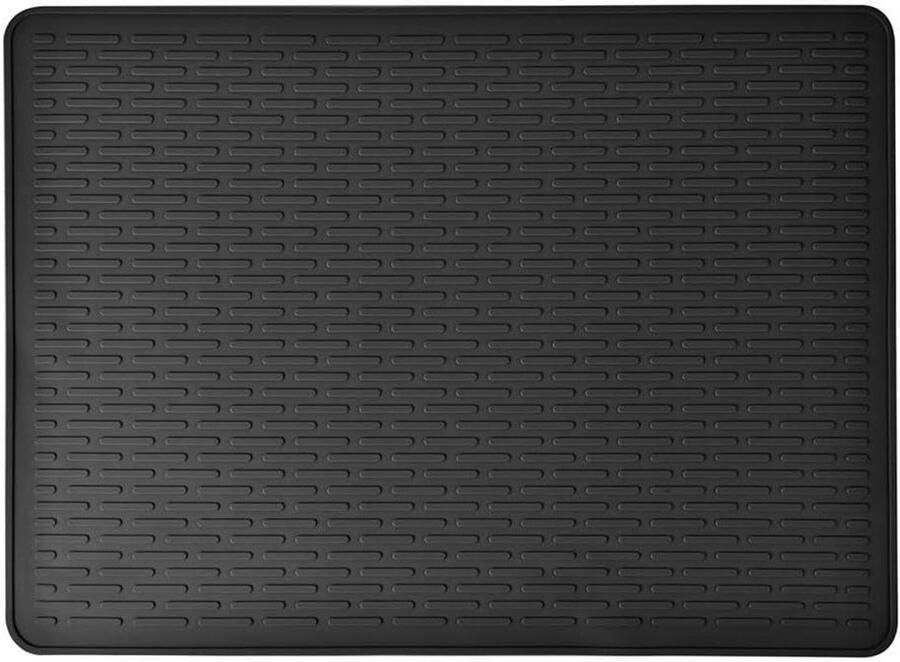Kookplaat Cover Pad Beschermmat Hittebestendig Keuken Werkblad Beschermen Vaatwasserbestendig Ontwerp 71 x 51 cm Zwart