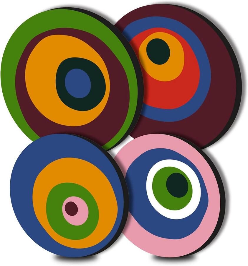 Kookplaat Covers Fornuis Beschermers Keuken Decoratie Roestvrij Staal 4 Delig Set Zilver