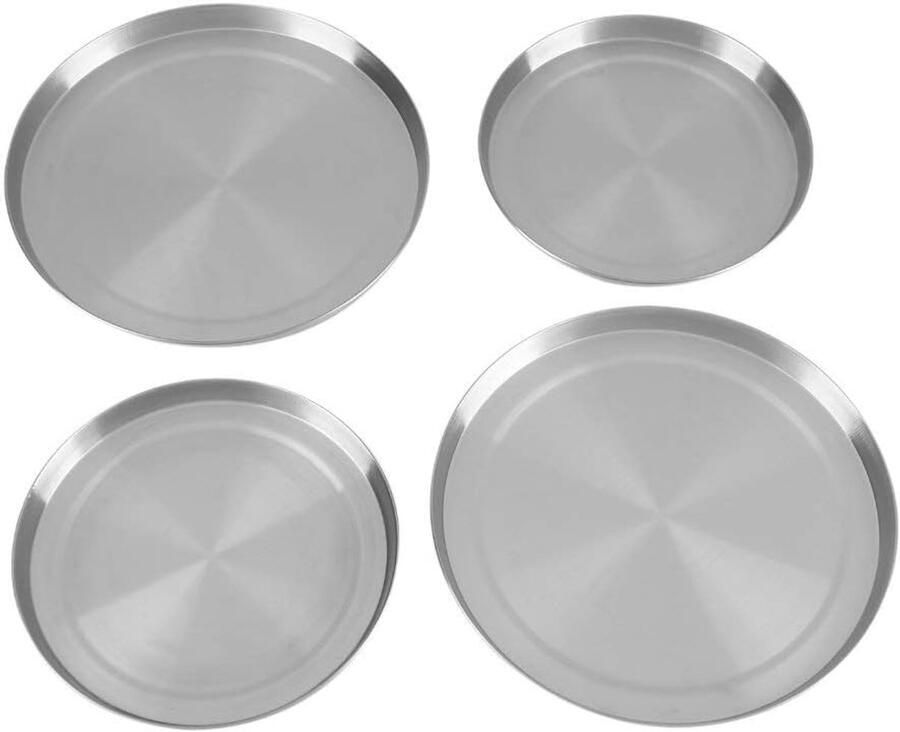 Kookplaat Covers Fornuis Deksel Set Extra Werkruimte Creëren Rand Anti-Snij Handbehandeling 21 en 17 cm Diameter