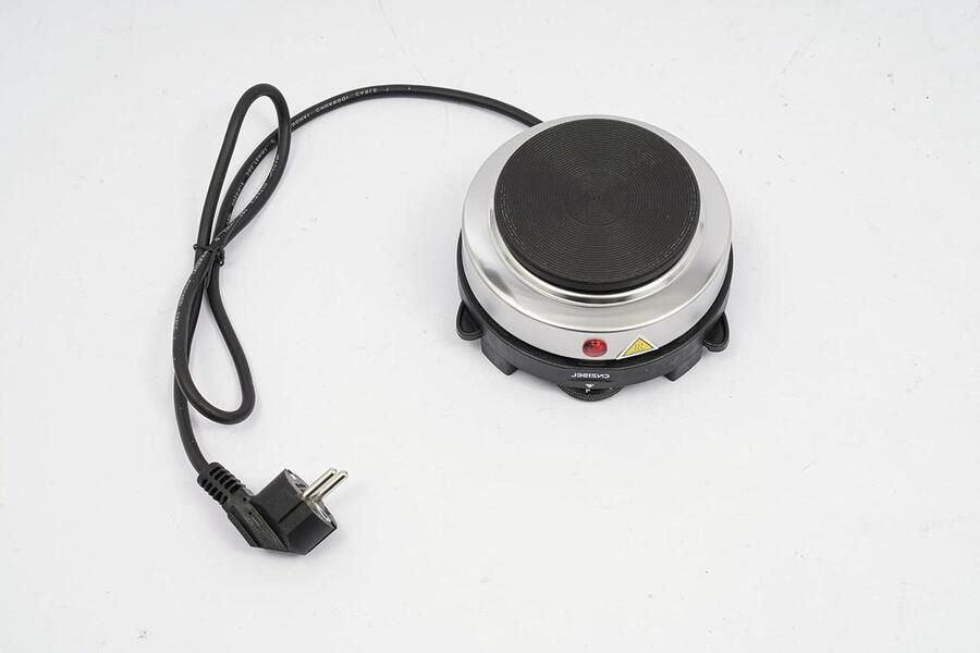 Kookplaat Elektrisch fornuis Koffie zetten 6 standen 10 cm plaat Zilver zwart