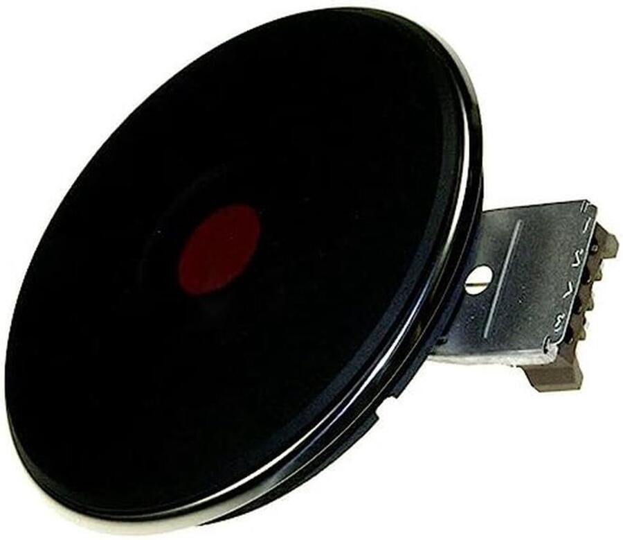 Kookplaat Elektrische pit Koken aanrecht Roestvrijstalen rand 145 mm diameter Zwart