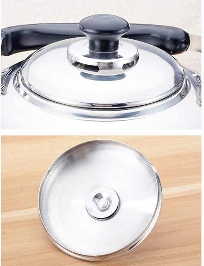 Kookplaat Ketel Theepot Inductie Water Koken Gelijkmatige Warmteverdeling 8L Zilver