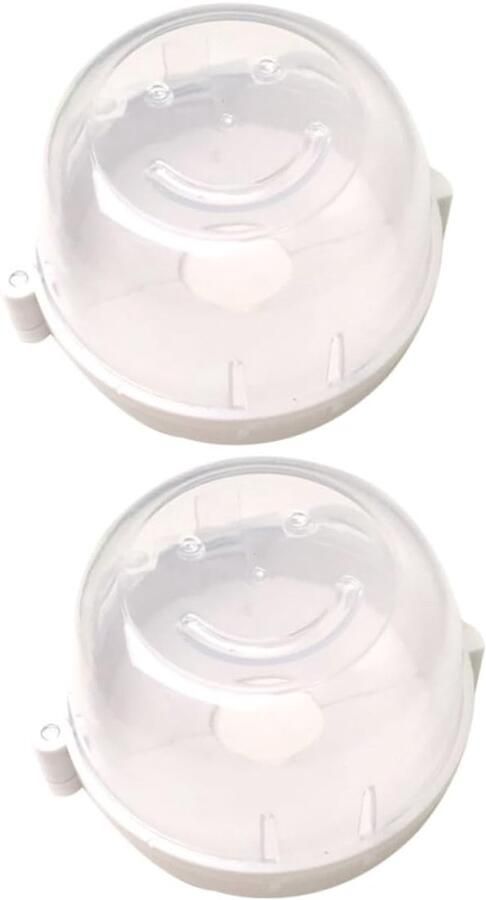Kookplaat Knop Afdekking Veiligheidskap Kinderen Beschermen Hoge Transparantie 73 x 44 cm Transparant