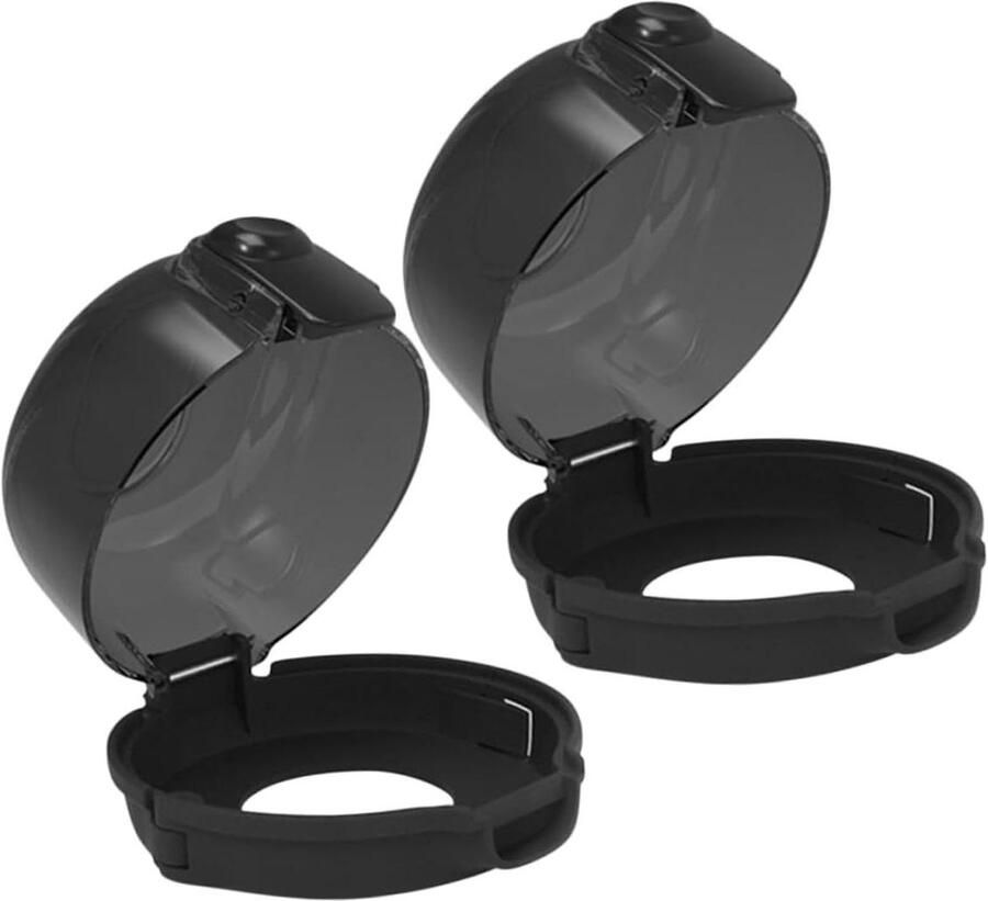 Kookplaat Knop Covers Kindveiligheid Stoven Keuken Beveiligen Universele Geschiktheid 2 Stuks Zwart
