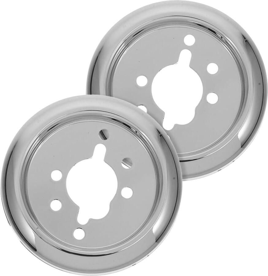 Kookplaat Knoppen Draaiaanvulling Gasfornuis Koken Thuis Robuuste ABS Constructie 2 Stuks Zilver