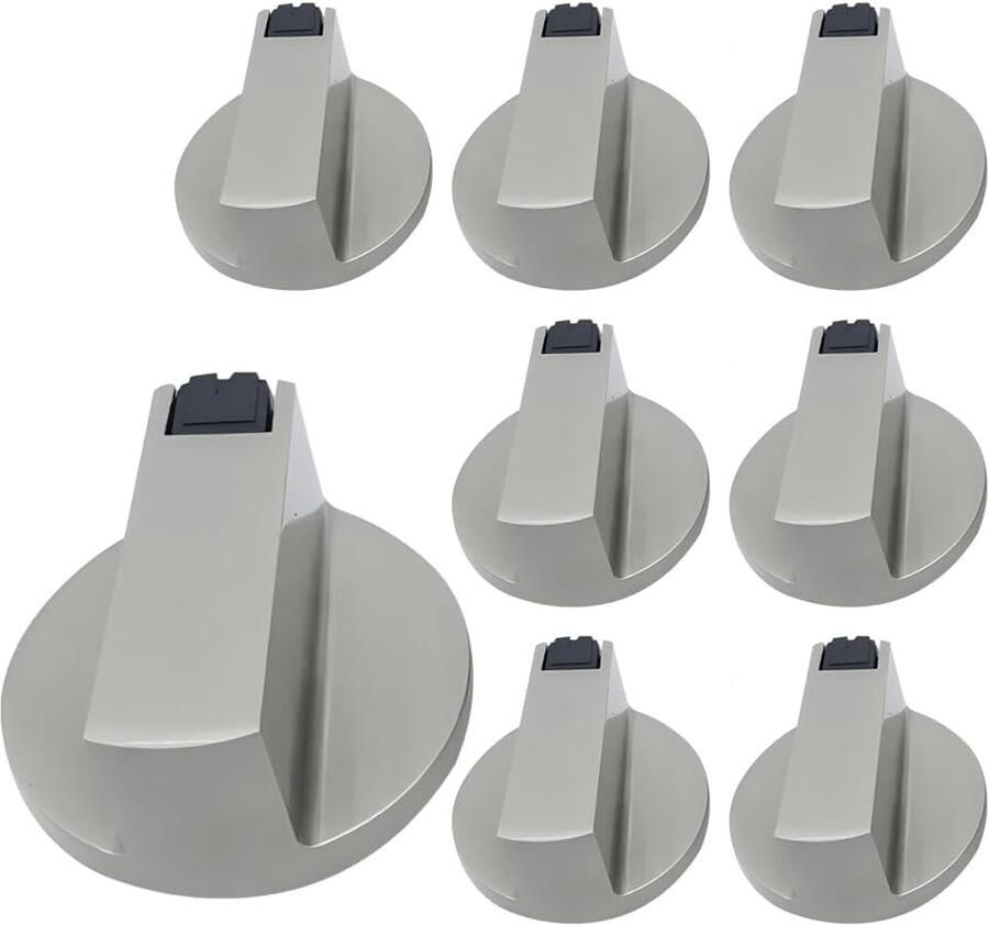 Kookplaat Knoppen Draaigrepen Oven Keuken Reparatie Hittebestendig Metaal 8 Stuks 6mm Rood