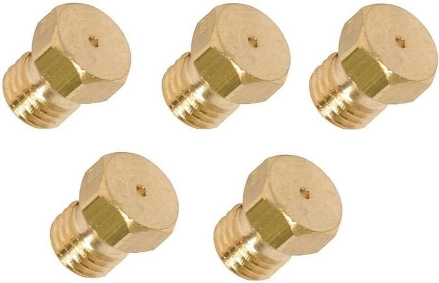 Kookplaat Knoppen Gasfornuis Handvatten Fornuis Reparatie Universeel Metaal 5 Stuks Goud