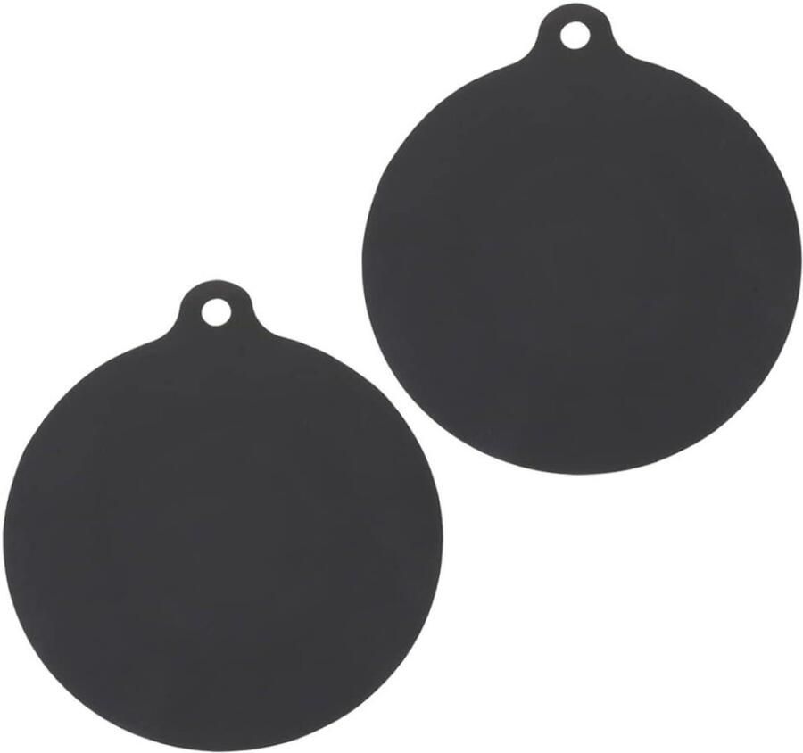 Kookplaat Mat Beschermmat Inductie Koken Beschermen Antislip Ontwerp 19X16.5CM Zwart